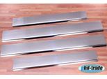 Acciaio Inox Battitacco V2A Opaco Per Opel Zafira A Con Bisello 1999-2005
