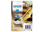 Original Epson Workforce WF-2110 W (C13T16324012 / 16XL) Druckerpatrone Cyan
