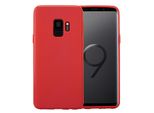 Custodia Per Cellulare Per Samsung Galaxy S9 SM-G960 5.8 Pollici Custodia Protettiva In Silicone Cover In Materiale Morbido Elastico Rosso