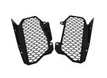 Zieger Copriradiatore Pro Compatibile Con Honda Crf 1000 L Africa Twin Bj 2016-2019 / Crf 1000 L Africa Twin Adventure Sports Bj 2018-19 Nero