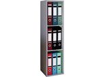 Scaffale E Libreria Dell'ufficio Offas Grigio A. 107 X L. 34 X P. 30 Cm