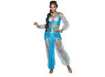 Costume Da Principessa Orientale Costume Da Principessa Sexy Turchese-Oro - M (40/42)