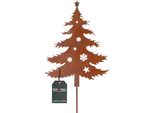 Kotarbau® Decorazione Da Giardino Figure Arrugginite 70Cm Abete Decorazione Natalizia Giardino Ecorost Spina Da Giardino Figure Natalizie Da Giardino & Statue Da Giardino Spina Arrugginita Decorazione Da Giardino Per Esterni Acciaio Inox