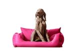 Tierlando NEMO Hundebett Hundesofa S M L Hundekorb Katzenbett 65 80 100cm pink 80 cm, 22 cm, 60 cm