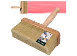 Kotarbau® Pennello Per Pittori Manico In Legno 180 Mm 1 Pz. Pennello Piatto Macchia Smalto Colori Pennello Da Pittore Vernice Lacca Colori Acrilici Setole Resistenti Allo Strappo Lavabile