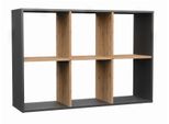 Scansia Con Scaffali Rainis 2 - Rovere Artisan / Antracite