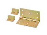 Kotarbau® Set Di 10 Cerniere Per Porte 100 Mm X 100 Mm Laminato Giallo Zincato Cerniere Angolari Cerniera Per Mobili Cerniera Per Porte Cerniera Per Casse Cerniere Per 2 Ante Cerniere Per Armadi