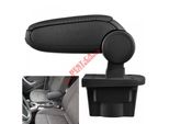 Bracciolo Centrale Bracciolo Clappable Tessile Nero Per Opel Astra J 2009-2015