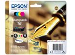 Original Epson Workforce WF-2110 W (C13T16264012 / 16) Druckerpatrone Schwarz,Cyan,Magenta,Gelb