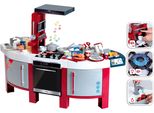 SpielküChe Klein "Miele KüChe Star", Grau (Grau, Rot), SpielküChen, Kinderb:137Cm H:95Cm T:55Cm, Made In Germany, B:137Cm H:95Cm T:55Cm