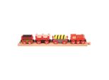Bigjigs Rail Treno Merci Rosso + 3 Binari