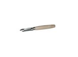 Raschietto P+L A 2 Lame In Acciaio Inox Da 16 Cm, Manico In Legno.
