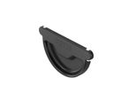 Frontale Della Grondaia Bryza Zincato Ø 150 Mm, Nero Ral 9005