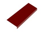 Sottostrato Per Grondaia RŠ 167, 1 Bm, Zinco Verniciato, Rosso Acciaio Ral 3009