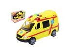 Ambulanza In Plastica Da 14,5 Cm A Batteria Con Luci E Suoni