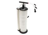 Pompa Di Aspirazione Dell'olio Wiltec Da 7 Litri Per Il Cambio Dell'olio Motore, Pompa Manuale Per L'aspirazione Dell'olio E Di Altri Liquidi Con 3 Tubi Flessibili, Pompa Manuale