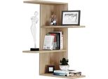 Scaffale Da Parete Balos Sonoma Oak A. 77 X L. 45 X P. 45 Cm