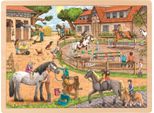 Goki Puzzle In Legno Scuderia 96 Pezzi