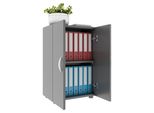 Armadio Ufficio Ulas Antracite A. 74 X L. 49 X P. 34 Cm