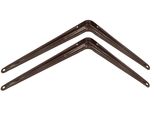 Kotarbau® Set Di 2 Mensole 300X250 Mm Mensole Per Montaggio A Parete Brown