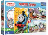 Trefl Puzzle Thomas Il Carro Armato E I Suoi Giochi Super Gigante 15 Pezzi - Bifacciale