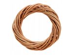 Ghirlanda Decorativa Kadax, Ideale Come Ghirlanda Per Porte, Ghirlanda In Vimini Naturale, Ghirlanda In Rattan (Marrone 20 Cm)
