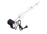 Girarrosto Per Barbecue 70Cm 230V In Acciaio Inox, Incl. 2 Pinze Per Carne, Girarrosto RôTisserie