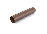 Bryza Scarico In Plastica Senza Collo Ø 90 Mm, Lunghezza 3M, Marrone Ral 8017