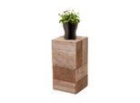 Blumentisch MCW-A15, BlumensäUle BlumenstäNder, Tanne Holz Rustikal Massiv Mvg-Zertifiziert ~ 60Cm