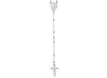 Amen CRO25B Collana Da Donna Croce Rosari In Argento 925 46 Cm