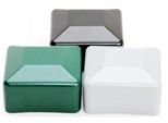 Tappo Per Profilo Quadrato 70X70 Mm, Verde - Confezione Da 50 Pz