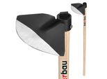 Kotarbau® Zappetta Da Giardino Mezzotonda 210 X 85 Mm Con Manico 110 Cm Zappetta Da Giardino Zappetta Per Il Diserbo Zappetta Per La Semina Attrezzo Da Giardino Per Il Trapianto Diserbo Manutenzione Del Giardino