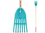 Kotarbau® Rastrello Da Giardino Con Manico In Legno Rastrello Da Giardino Rastrello Per Foglie Con 7 Denti