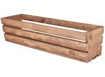 Kotarbau® Fioriera In Legno Fioriera Lunga Da Balcone 60X18X15Cm Marrone
