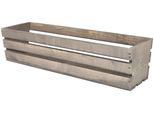 Kotarbau® Fioriera In Legno Fioriera Lunga Da Balcone 60X18X15Cm Grigio