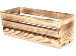 Kotarbau® Fioriera In Legno Fioriera Lunga Da Balcone Bruciata 40X18X15 Cm