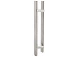 Kotarbau® Ferramenta Per Porte Esterne Maniglia Bifacciale Per Porte D'ingresso In Acciaio Inox Inox 45 Gradi 600X800 Mm