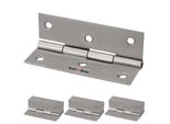 Kotarbau® Set Di 12 Cerniere Per Mobili 70 Mm Cerniera Per Mobili Cerniera Per Armadi Cerniere Laminate In Nichel Cerniere Per Piano Cerniera Connettore Cassa Cerniere Cassette Degli Attrezzi