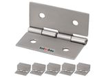 Kotarbau® Set Di 25 Cerniere Per Mobili 35 Mm Cerniera Per Mobili Cerniera Per Armadi Cerniere Laminate In Nichel Cerniere Per Piano Cerniera Connettore Cassa Cerniere Cassette Degli Attrezzi