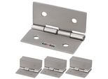 Kotarbau® Set Di 12 Cerniere Per Mobili 35 Mm Cerniera Per Mobili Cerniera Per Armadi Cerniere Laminate In Nichel Cerniere Pieghevoli Per Piano Cerniera Connettore Cassa Cerniere Cassette Degli Attrezzi