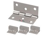 Kotarbau® Set Di 12 Cerniere Per Mobili 45 Mm Cerniera Per Mobili Cerniera Per Armadi Cerniere Laminate In Nichel Cerniere Pieghevoli Per Piano Cerniera Connettore Cassa Cerniere Cassette Degli Attrezzi