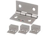 Kotarbau® Set Di 12 Cerniere Per Mobili Da 30 Mm Cerniere Per Mobili Cerniere Per Armadi Cerniere Laminate In Nichel Cerniere Pieghevoli Per Piano Cerniere Connettore Cassa Cerniere Cassette Degli Attrezzi