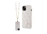 Guess Guhcp14Xp4Tdscpp Iphone 14 Pro Max6.7 RóżOwy/Pink Hardcase Crossbody 4G Metal Logo