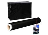 Kotarbau® Film Avvolgente Film Estensibile 1,5 Kg | L 285 M L 50 Cm | Film Estensibile Nero Rotolo Di Film Da Imballaggio Film Mobile Per Mobili Film Avvolgente Film Estensibile 500Mm