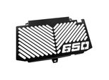 Copriradiatore Zieger Compatibile Con Bmw F 650 Gs Twin Design Logo Nero