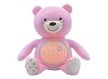 Chicco Orsetto Luce Notturna Proiettore Cambio Colore 30 Min. Musica Peluche Orsetto Giocattolo Rosa 17 5