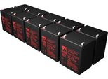 Set Di Batterie T6 Power Per Apc Smart-Ups SMX3000RMHV2U, Vrla, 12 V