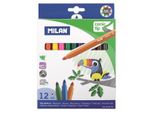 Pennarelli Milano 12 Colori - Crea Opere D'arte Indimenticabili Ed Esprimi La Tua Creatività Con I Nostri Pennarelli Colorati! Perfetti Per La Scuola E Il Gioco.