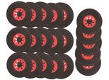 Kotarbau® Set Di 20 Dischi Da Sbavo 115X22 Mm Per Piastrelle Pietra Grana 100 Carburo Di Silicio