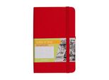 Taccuino A5 Con Gomma Linea Romanticismo Rosso